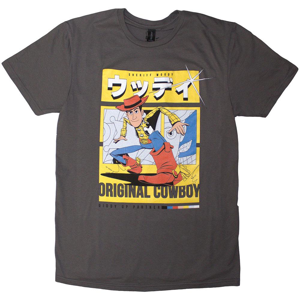 Disney - Toy Story Original Cowboy Heren T-shirt - Grijs